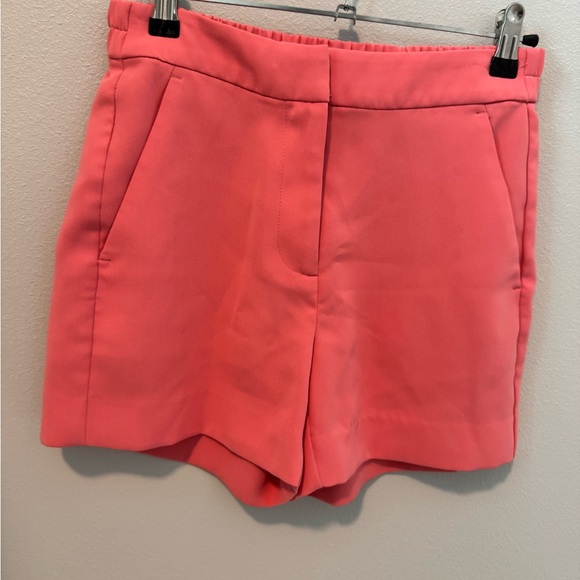 J. Crew Pink High Waist Shorts Tailored Cotton Blend - Picture 1 of 3